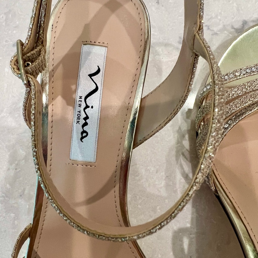 Nina Brand dressy sandals / heels - Picture 2 of 6